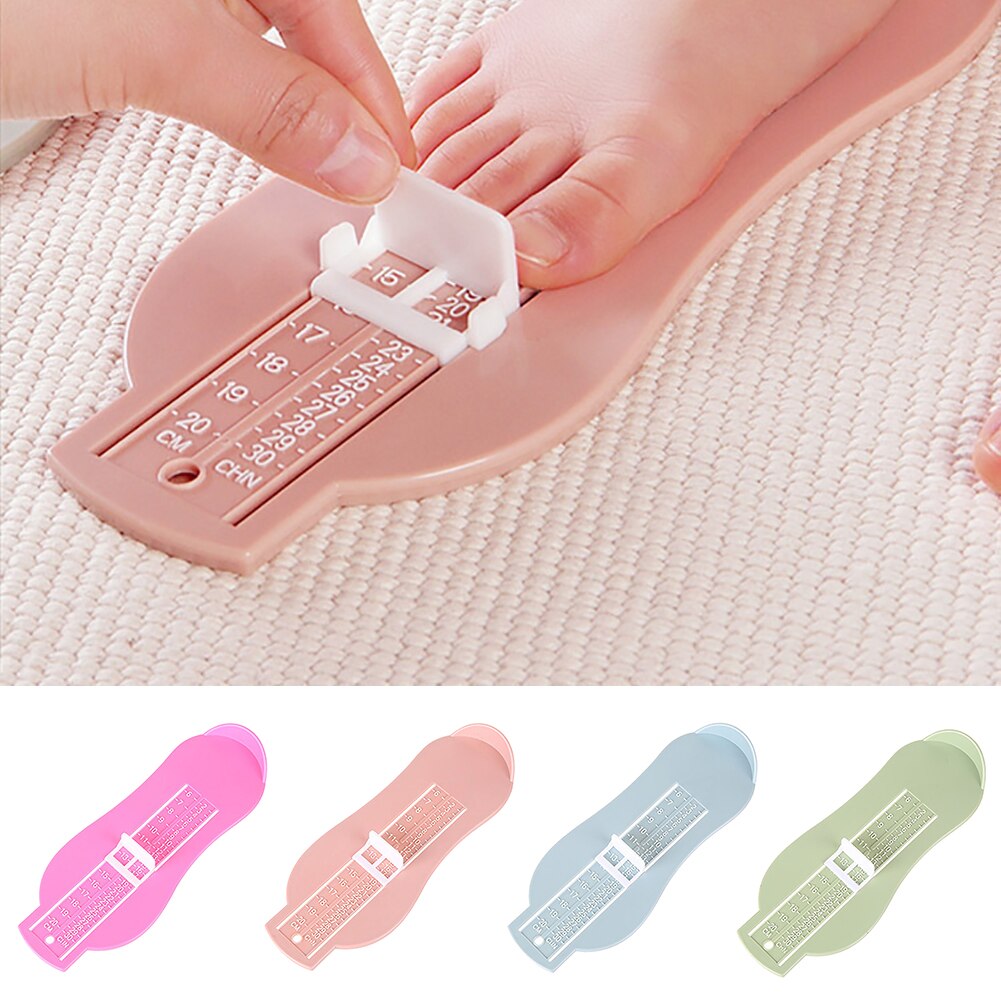 5 Kleuren Baby Voet Heerser Kinderen Voet Lengte Meten Apparaat Kind Schoenen Calculator Voor Chikdren Baby Schoenen Fittings Gauge Gereedschap