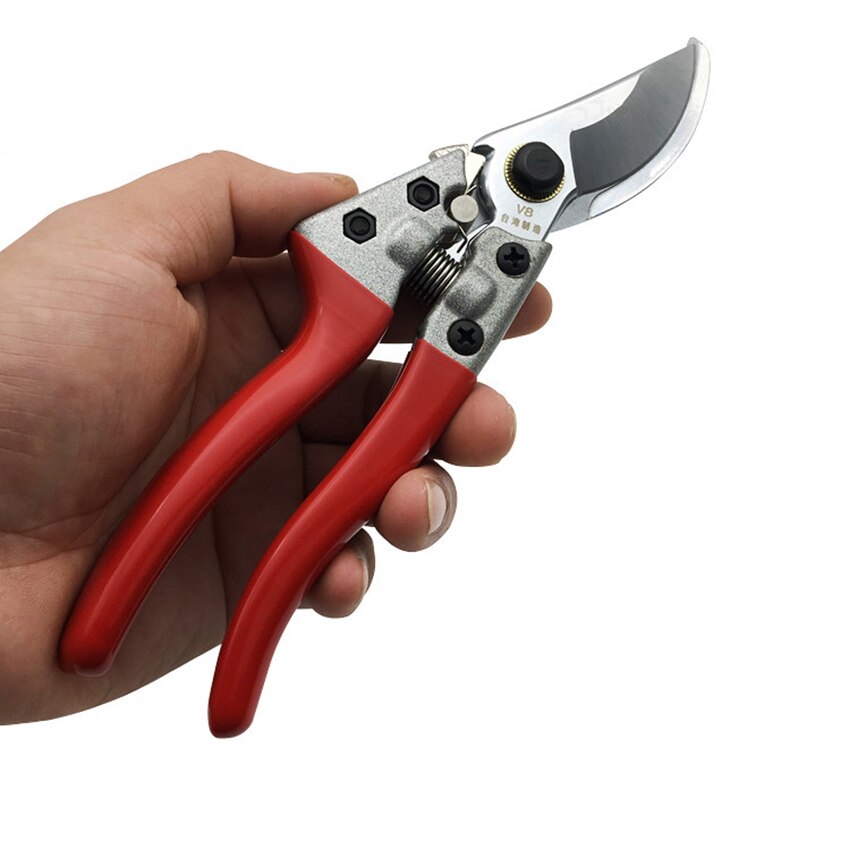8 Inch Pruning Shears Manual Hand Pruner, SK5 Blade, Flower Shears Garden Fruit Tree Branches Shears Gardening Pruning Scissors