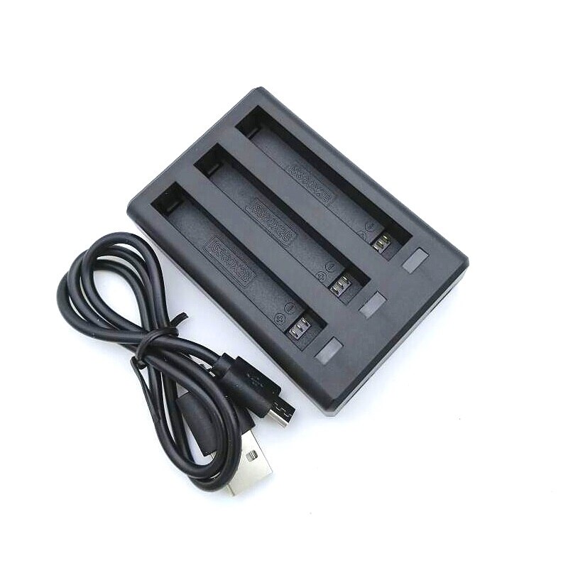 3 Slots/Dual USB Charger/Cargador For Insta 360 Um X2 Battery Charger Insta360 One x2 Battery Panoramic Camera Accessories