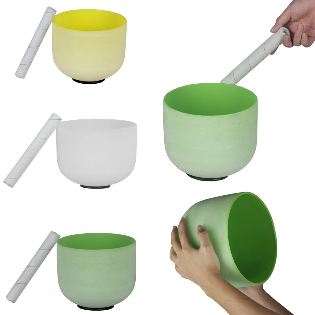 Crystal Klankschaal Rubber Mallet En Suède Stok 2 ... – Vicedeal