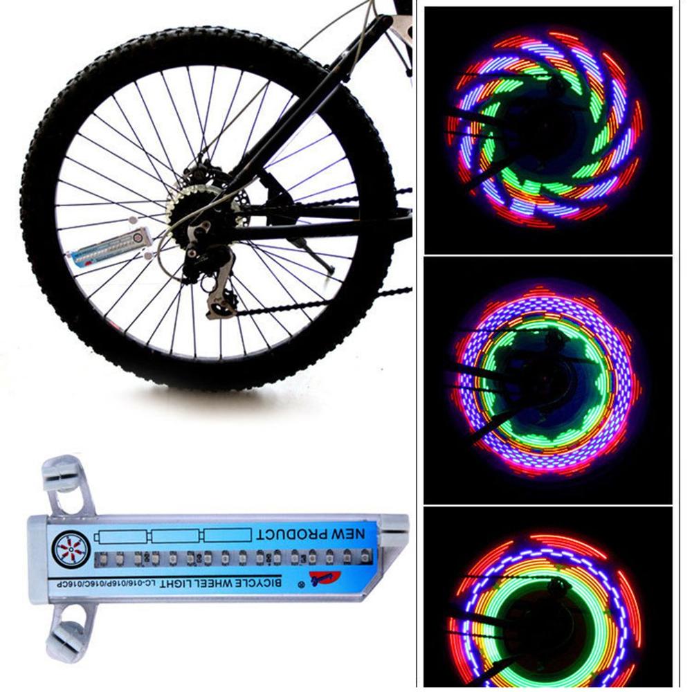 3D Fahrrad Speichen LED-leuchten Beleuchten sterben Straßen schick LED Bunte Fahrrad Räder Licht