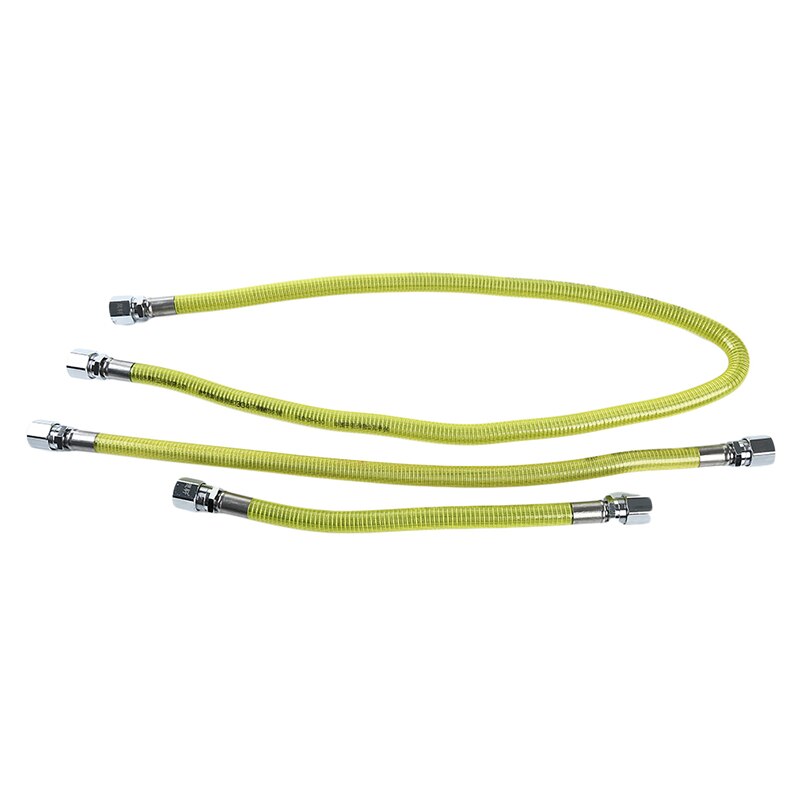 1Pc Metal Corrugated Hose 304 Stainless Steel Gas Pipe Natural Gas Gas Stove Gas Cooker Water Heater Accessories Multiple Models: 30cm screw - screw