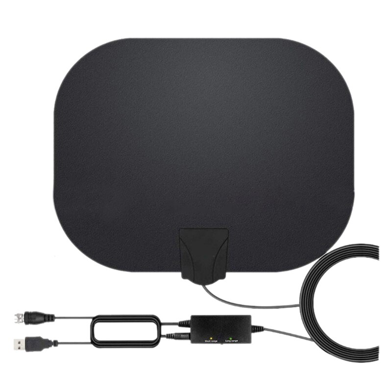 MOOL Indoor TV Antenna 200 Mile Longest Range HDTV Digital Antenna 4K HD VHF UHF Local Channels