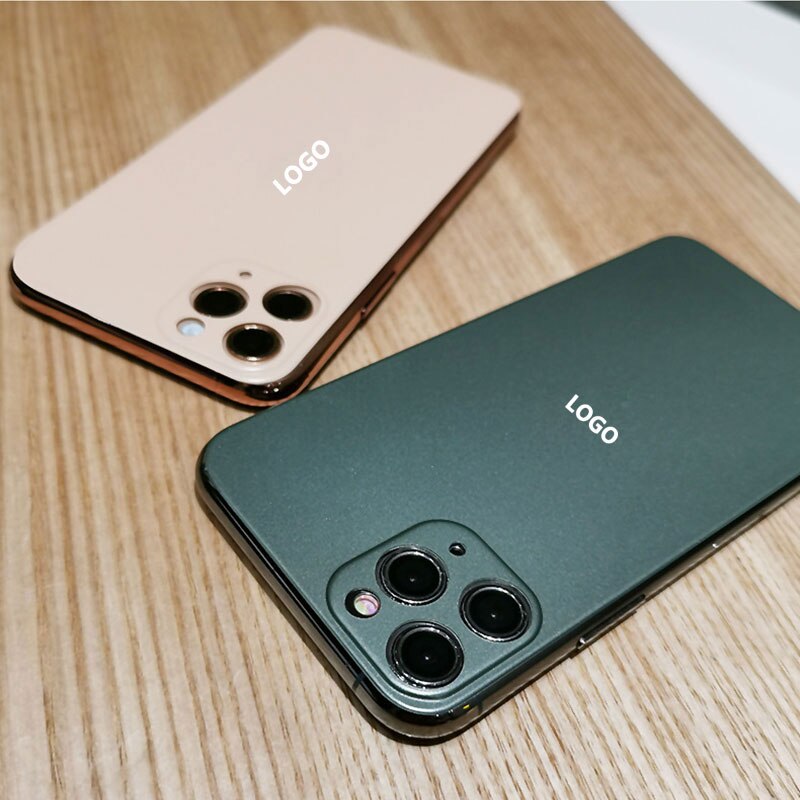 Film protecteur de téléphone portable de couleur unie pour iPhone11 PRO autocollant de peau de dos de téléphone de film arrière mat doux