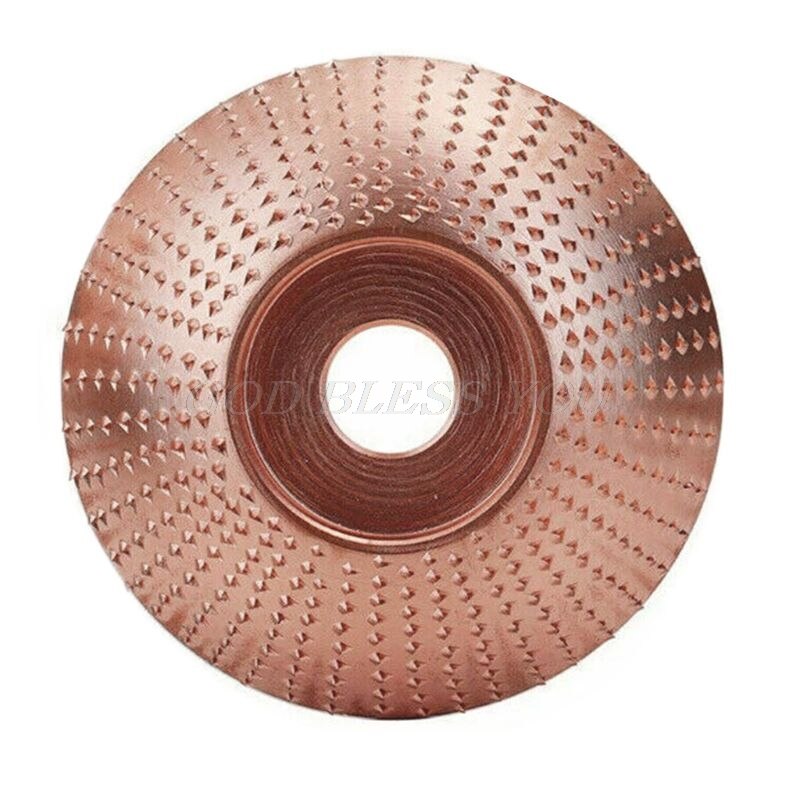Woodworking Angle Grinder Disc Tool Grinding Wheel Carbide Wood Sanding Carving: Champagne Arc