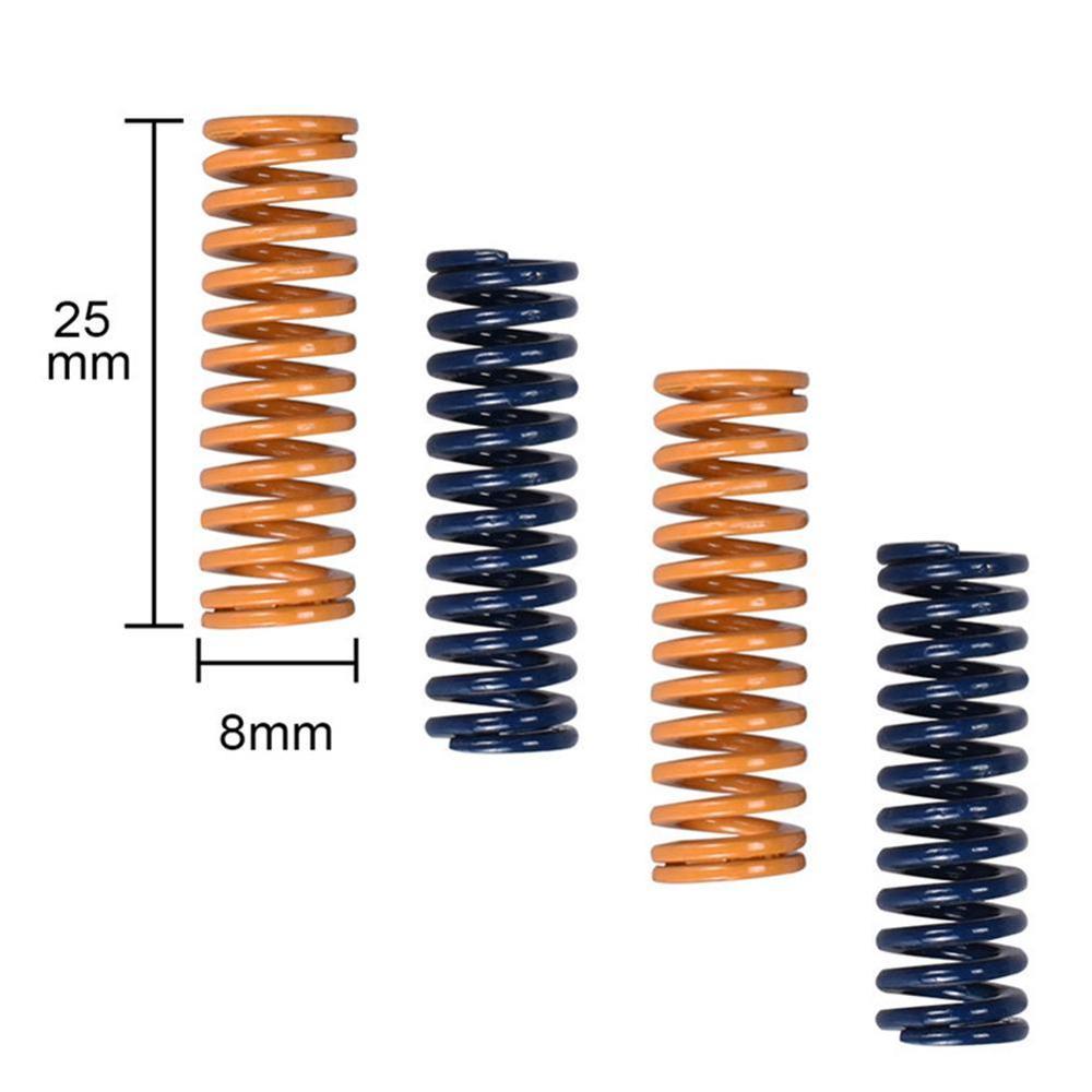 4 Pcs Upgraded Flat Bed Extruder Springs For Creality Ender 3 Pro CR-X CR-10 S 3D Printer Accessories