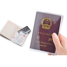 Reizen Accessoires Klassieke Pvc Waterdicht Transparant Paspoorthouder Vrouwen Card Id Case Business Pass Port Credit Portefeuilles Bag