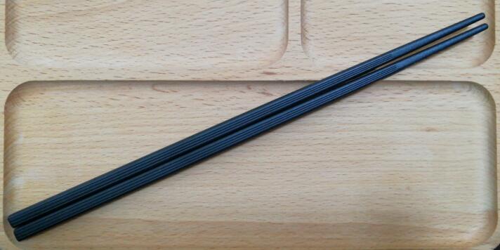 (10Pairs) Japanese Sushi Chopsticks Long Sticks Household Kitchen Reusable Black Chopsticks: Strip 24cm