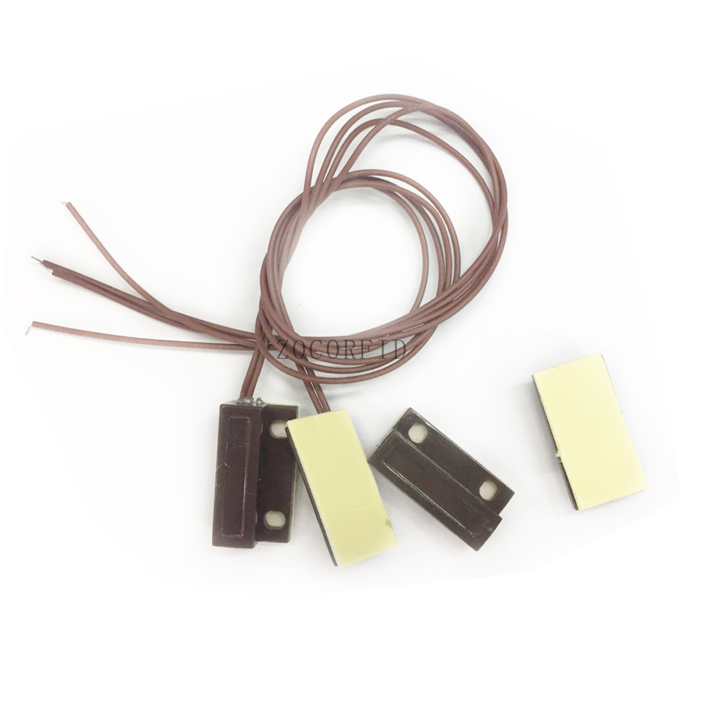 O envio gratuito de MC-38 com fio porta janela sensor detector interruptor magnético normalmente fechado para o sistema alarme segurança
