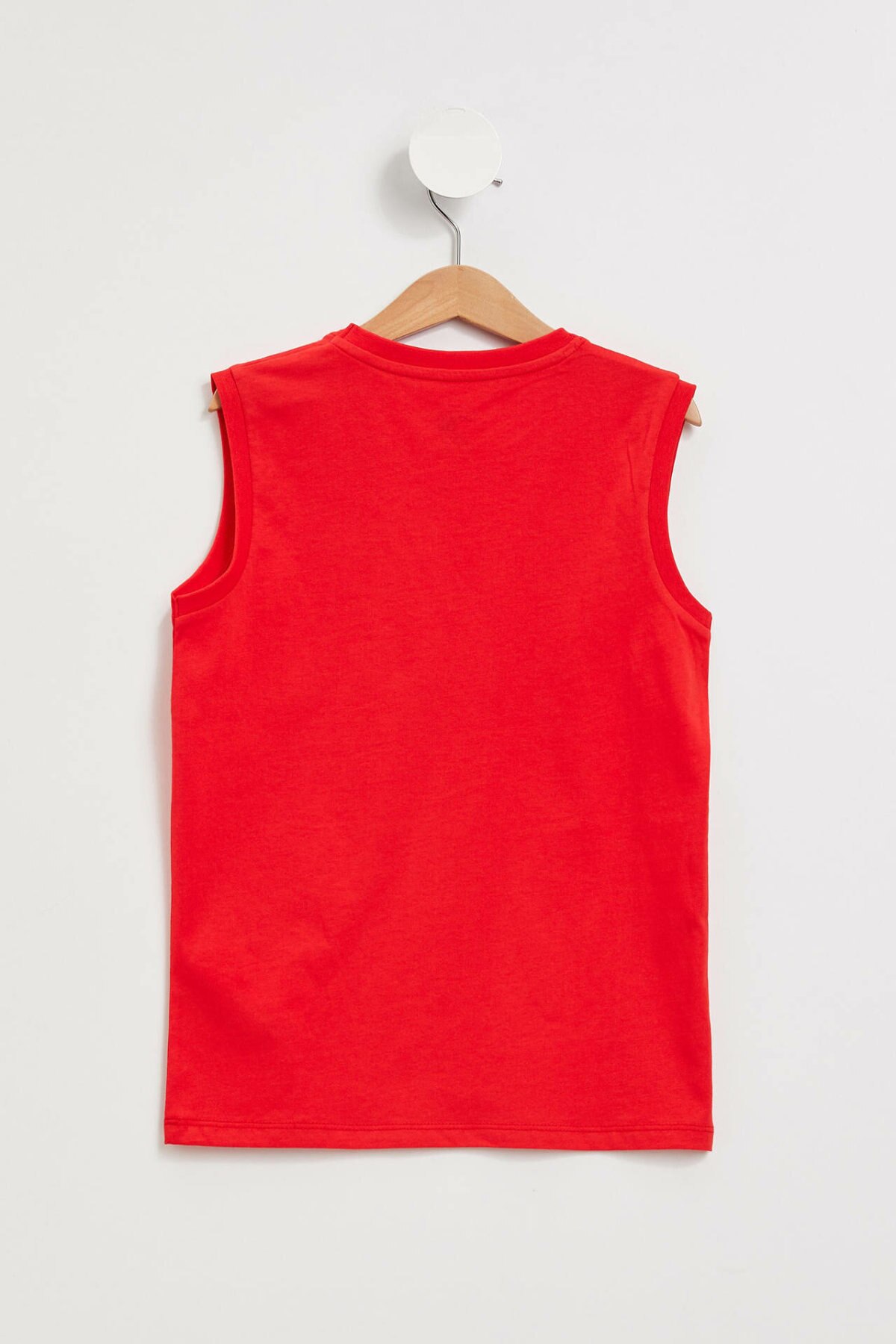 DeFacto Junge Oansatz Weste Kinder Lässig Brief Muster Tank Jungen Tops Sport Komfort Neue Rot Sommer-K6782A619SM