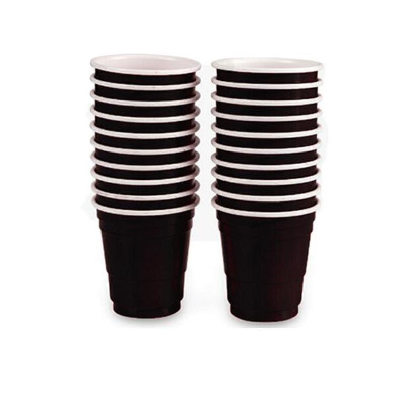 50ML Plastic cup 20 PCS Set for Beer Pong Drinking Game, Drinking Cup Set, Plastic Cup Set: Default Title