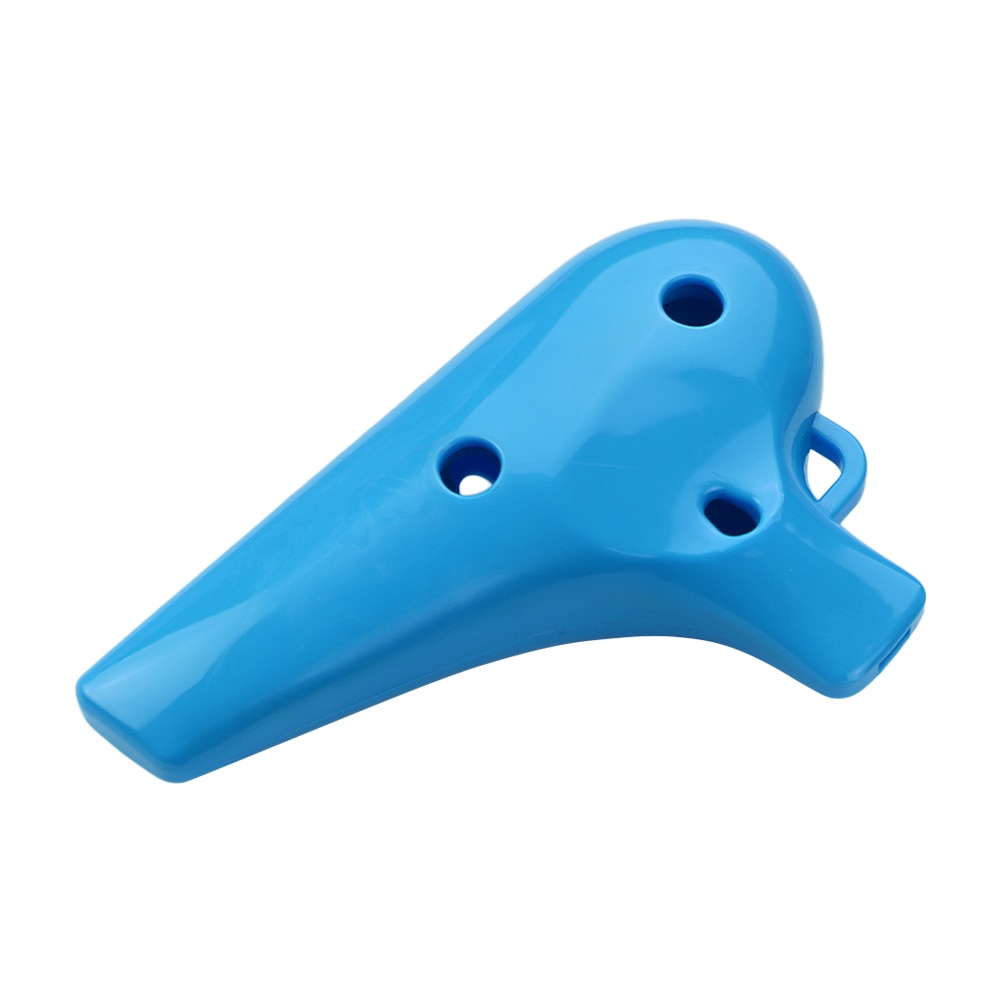 QMT-4 Alto C 12 agujeros Ocarina ABS Material Ocarinas instrumento de viento con puntuación de música y bolsa protectora para para principiantes