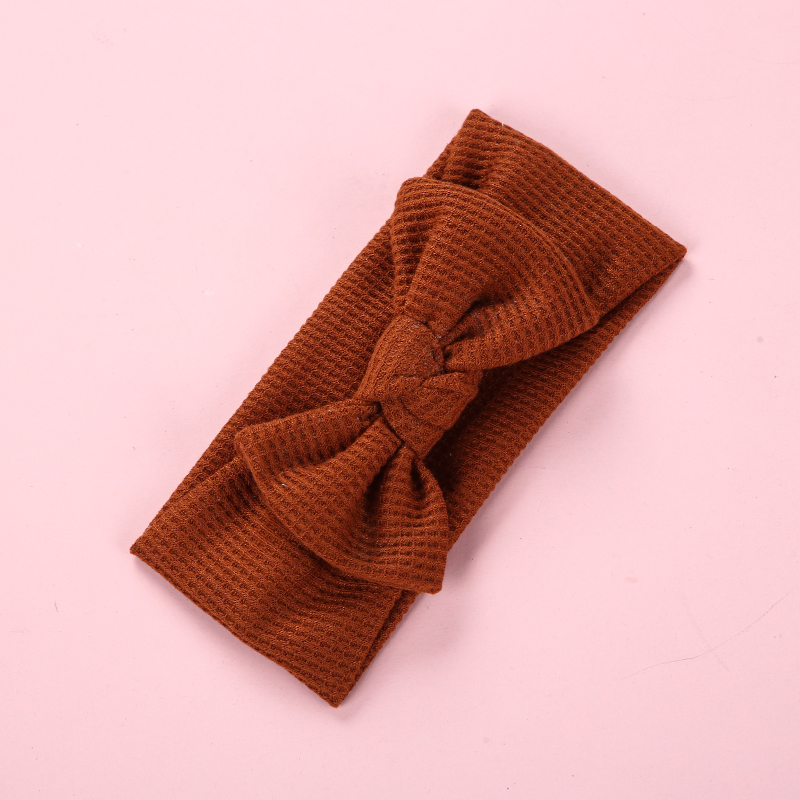 Bandeau en Nylon pour bébé, Turban avec nœud en soie, accessoires pour cheveux, diadème de princesse pour enfant en bas âge: 17