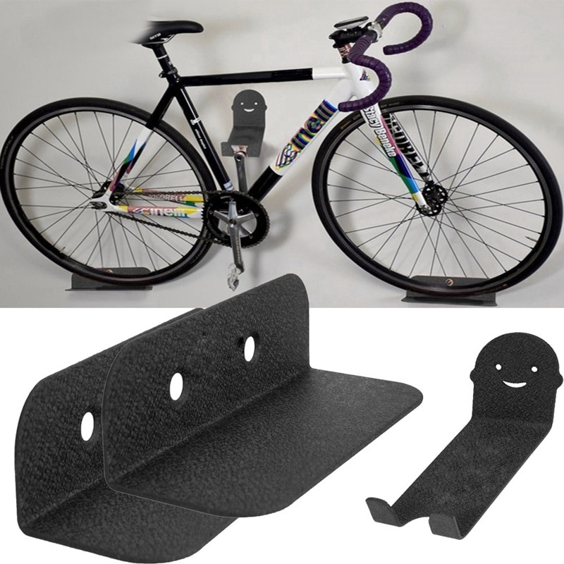 Support Vélo Mural Crochet Mural À Vélo Road Vélo Steel Steel Pédale Montage Mural Stands Cintre