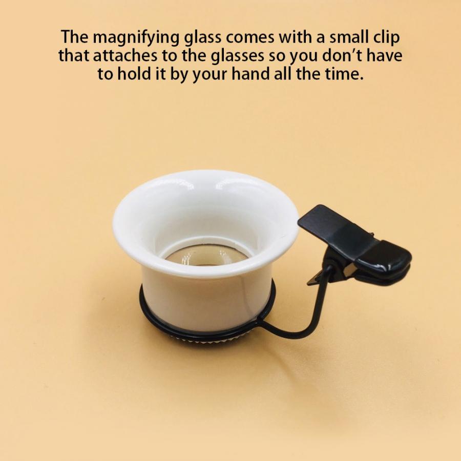 10X Clip-On Watch Magnifying Glasses Repair Magnifier Loupe Jewelry Tool for Jeweler watchmaker