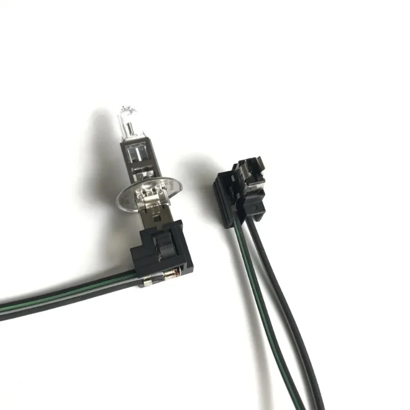 2 szt. Gniazdo żarówki reflektora przewód wiązki przewodów złącze wtykowe linia adaptera dla żarówki H1