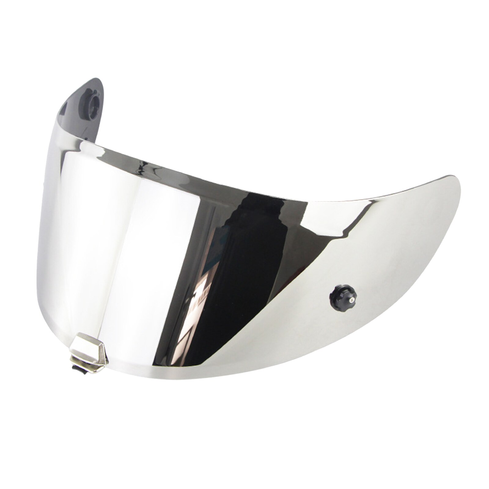 Motorrad Helm Visier Objektiv UV Schutz Nacht Sicher für HJ-26 RPHA11 RPHA70 PC Visier Objektiv: silber-