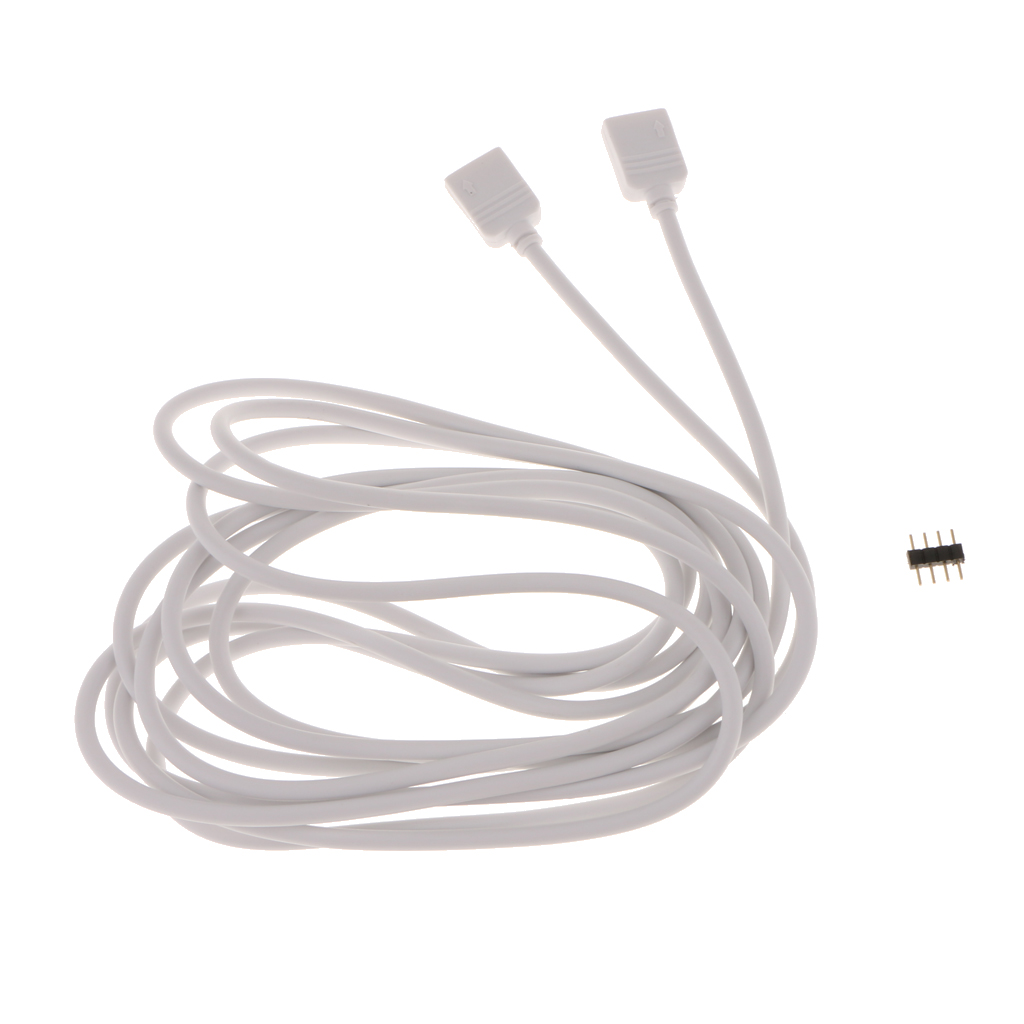 LED Strip Extension Cable Wire Connector for 5050 3528 RGB Strip Lights 1/2/3/5m