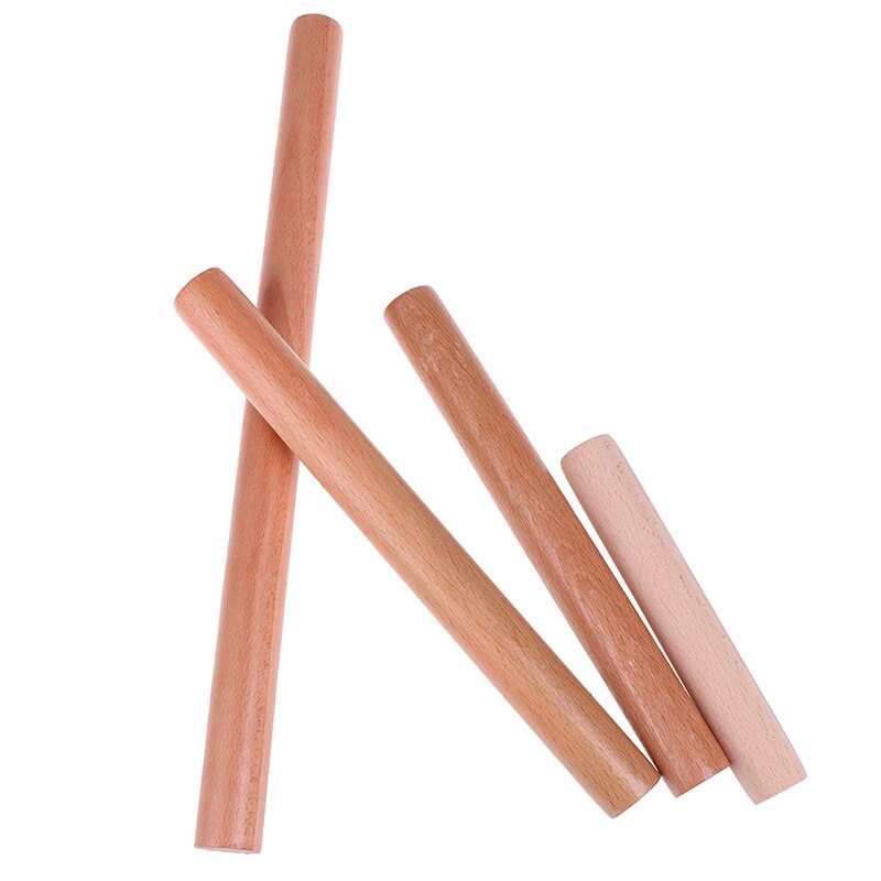 Natural Wood Cooking Tools Rolling Pin Dough Roller Fondant Cake Decoration