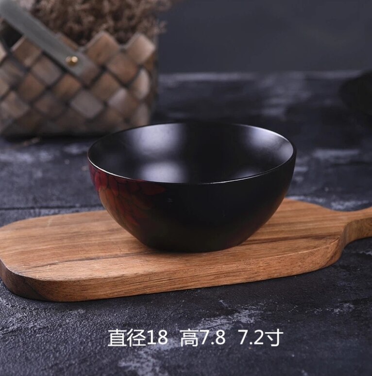 Køkkenudstyr i japansk stil bordservice keramisk plade kinesisk og vestlig madplade keramisk plade middagsplader til hjemmet: 7.2 tommer skål
