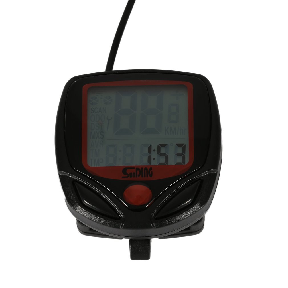 Compteur vélo compteur de vitesse vélo numérique LCD cyclisme ordinateur LCD odomètre compteur de vitesse chronomètre pour vélo SD-548B