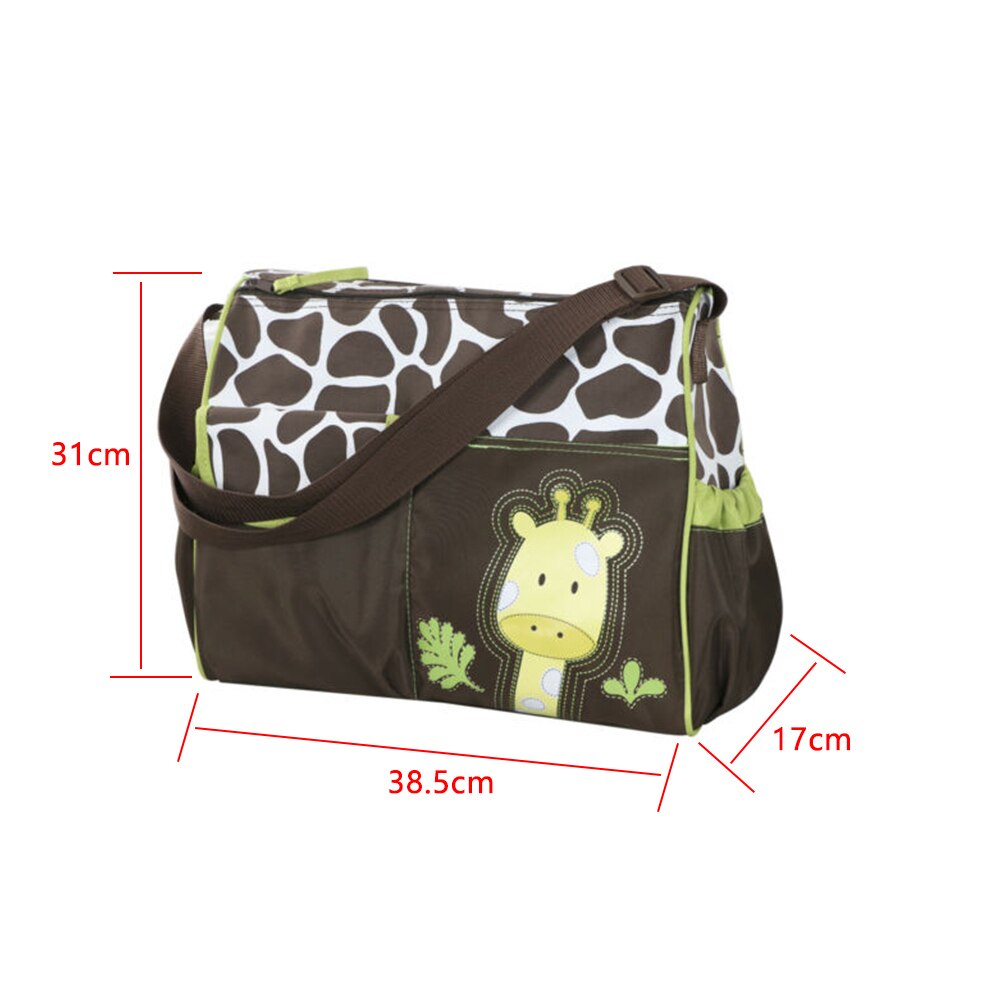 Popular Large Capacity Travel Baby Diaper Nappy Changing Bag Waterproof Travel Nappy Bag With Mat Travel Handbag Shoulder Bag