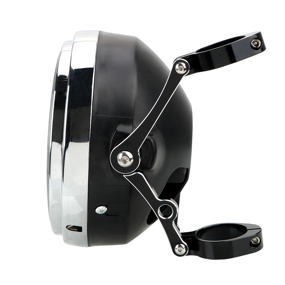 Moto Accessories CNC Fork Tube Mount Clamp Motorcycle Headlight Bracket 39mm-41mm Spotlight Holder For Chopper Bobber Cafe Racer