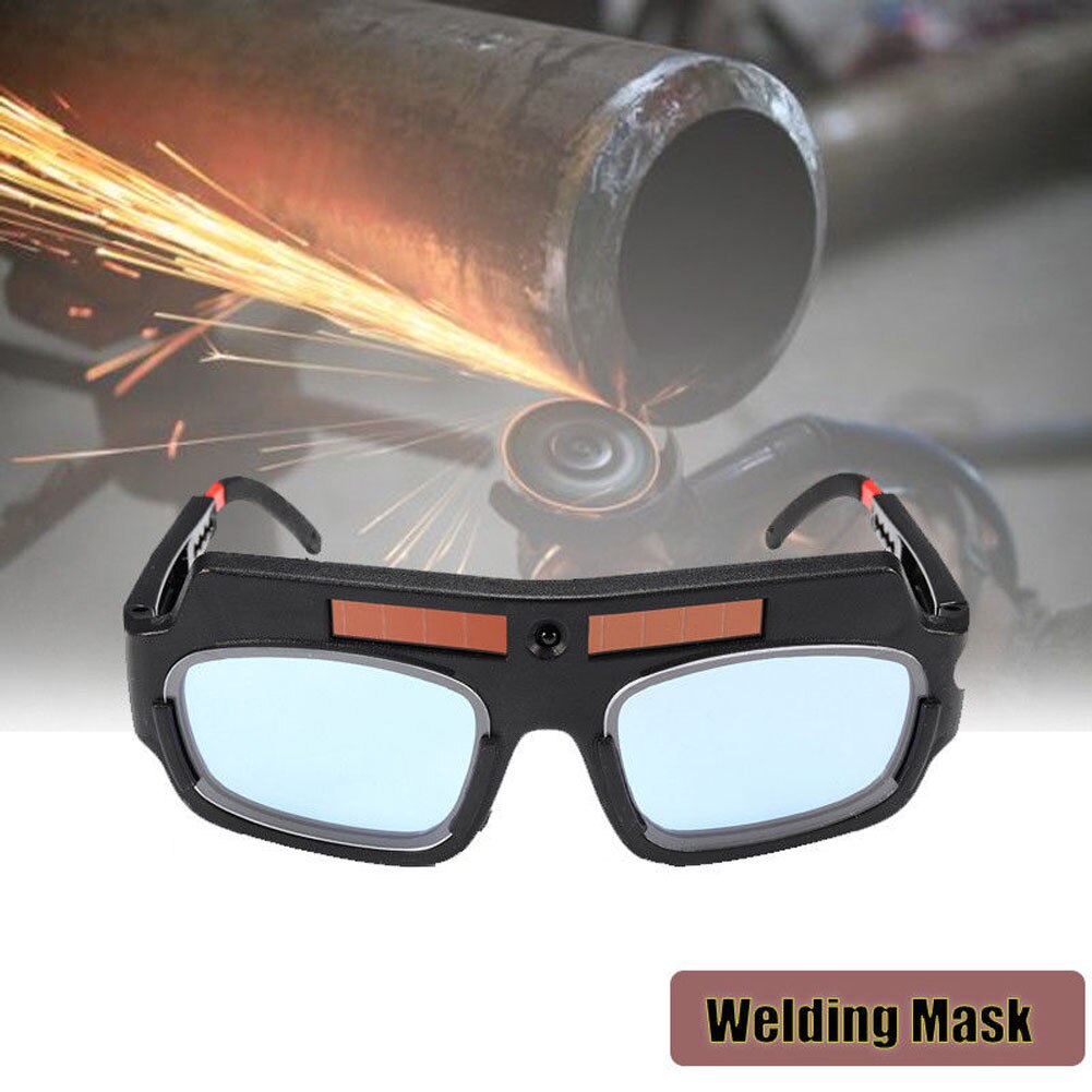 Solar Powered Safety Goggles Welding Working Eyewear Eyes Protection Glasses Mask Supplies lentes de seguridad