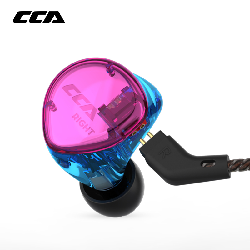 CCA C04 1BA + 1DD Anker Dual Fahrer Kopfhörer Abnehmbare Kabel In Ohr Audio Monitore Ear HiFi Musik Sport