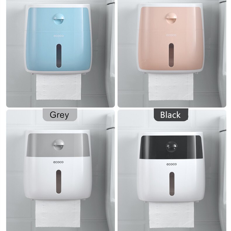 Wall-Mounted Bathroom Tissue Box Tissue Dispenser for Multifold Paper Towels Tissue Storage Box Drawer Kitchen Organizer