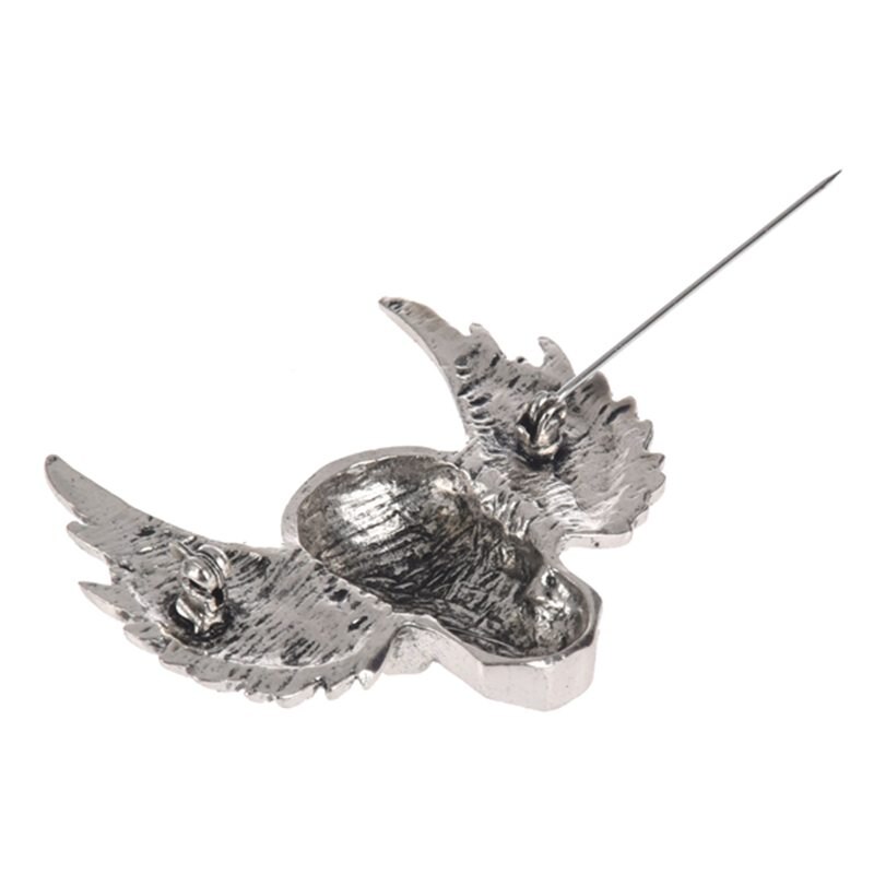 Vintage Brosche Für Männer Halloween Schädel Flügel Broschen Pins Für Frauen Schal
