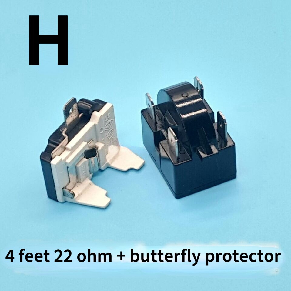 Refrigerator ptc starter relay QP2-15 compressor thermal overload protector: H