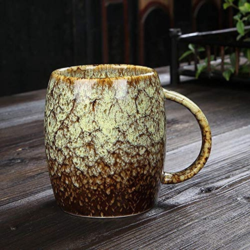 Ceramic Coffee Mug-Premium Porcelain Tea Cup-Large Coffee Mug for Home and Office-perfect for and Cold Beverages: Yellow