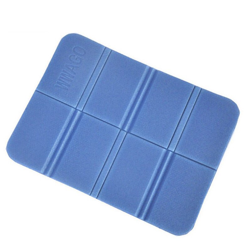 Foldable Camping Mat Portable Small Cushion Moisture-Proof Waterproof Prevent Dirty Picnic Mat Beach Pad for picnic: Blauw