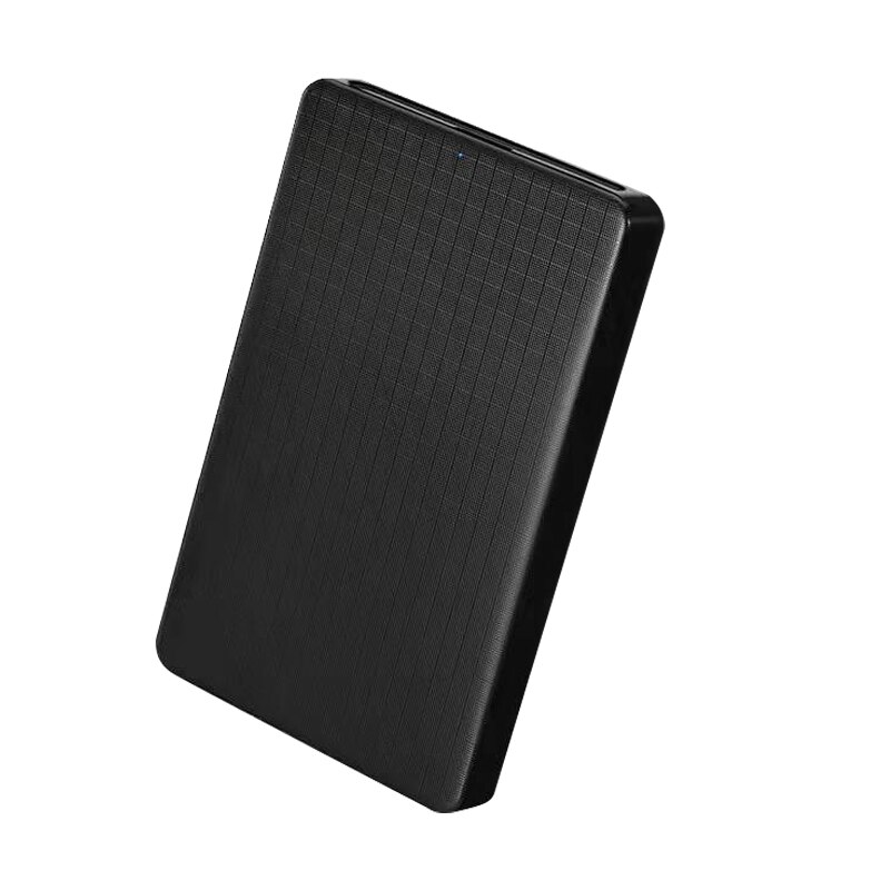 2.5 Inch SATA Hard Disk Box 6TB USB 3.0 Portable Hard Disk Box SSD Sliding Cover Installation Grid Texture Mobile Hard Disk Box