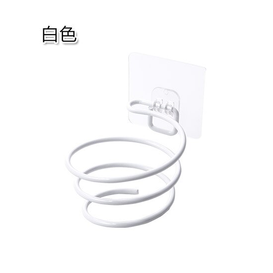 free punching hair dryer home bathroom hair dryer shelf bathroom rack wall mounted air duct frame WF3151005: white