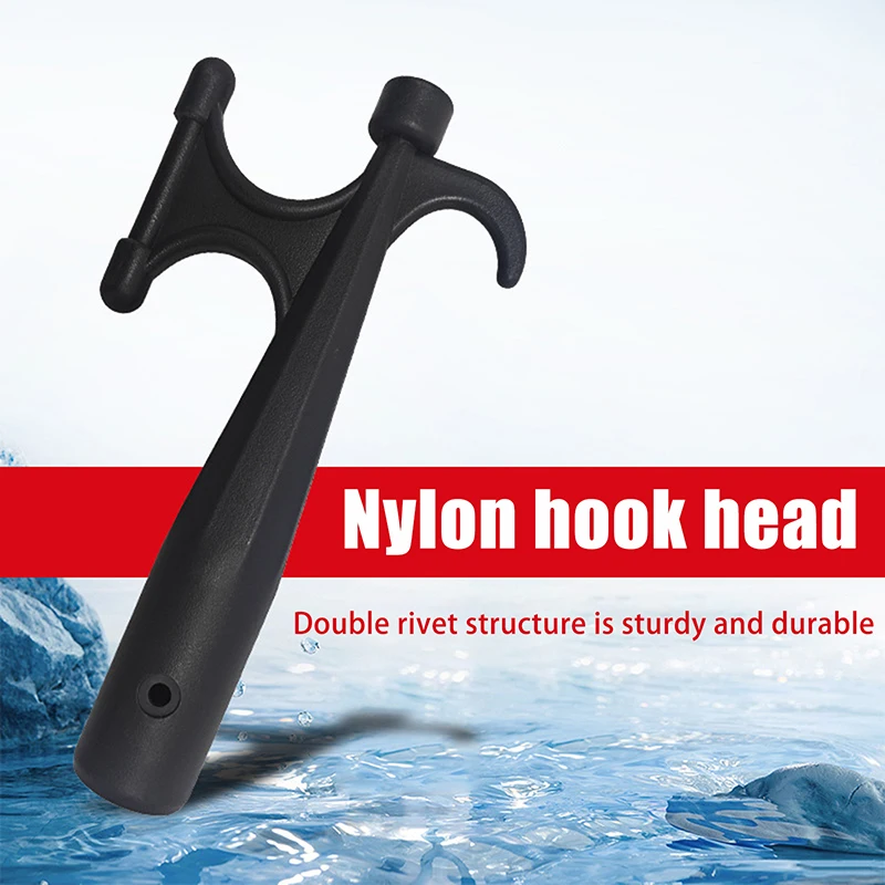 Nylon Boat Hook Rust-Resistant Boats Hook Head End For Mooring Yacht Nylon Mooring Boat Hook Head Replace Top Boat Accessories