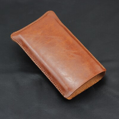 Uniwersalny futerał prosty skórzany pokrowiec retro prosta etui na Z mi fioletowy mi power bank etui 20000mah 10000mah: 20000mah / coffee 1 layer