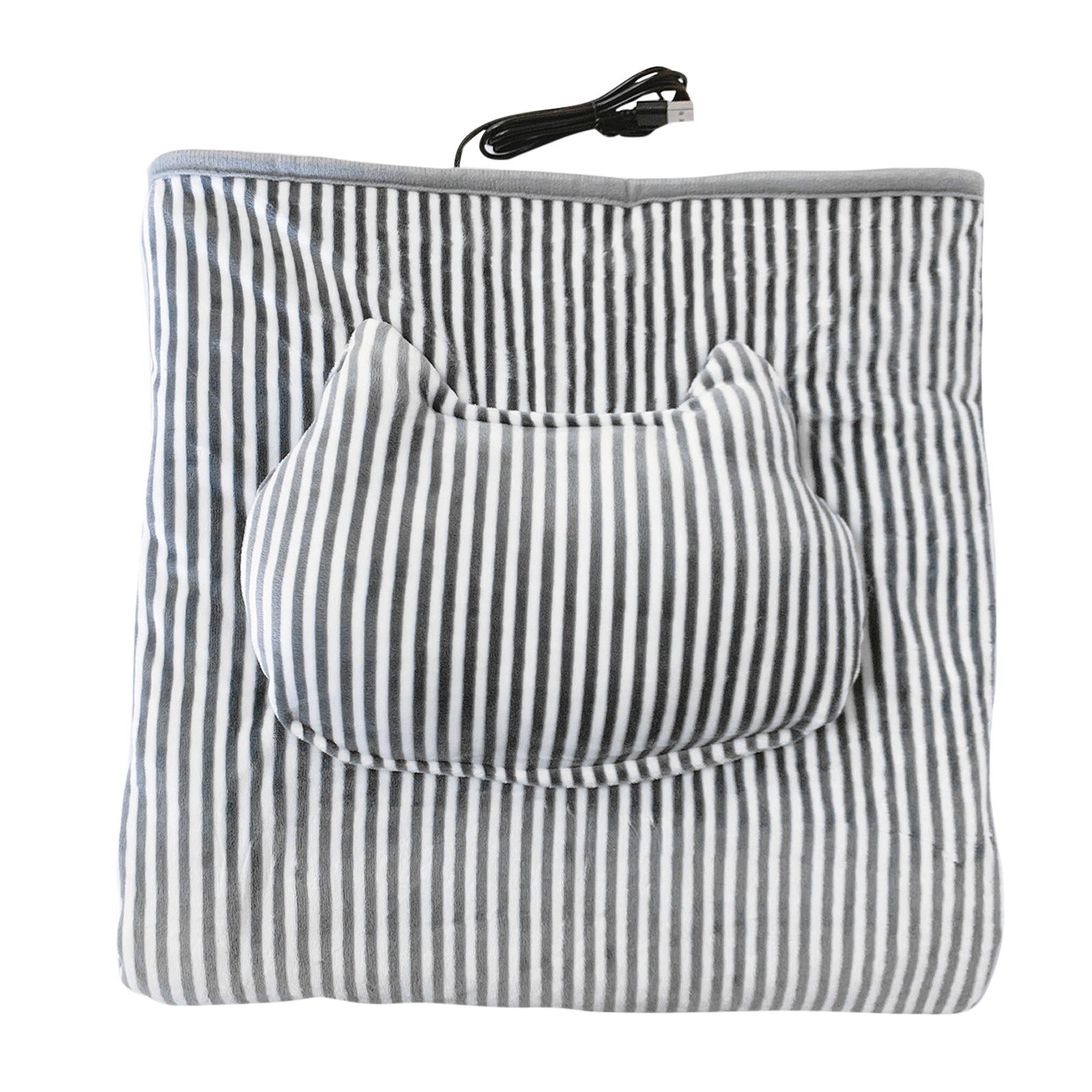 40# Multi Function Fast Heat Electric Blanket Heated Throw Over Blanket Warm Heater Bed Thermostat Soft Electric Heating Blanket: Gray