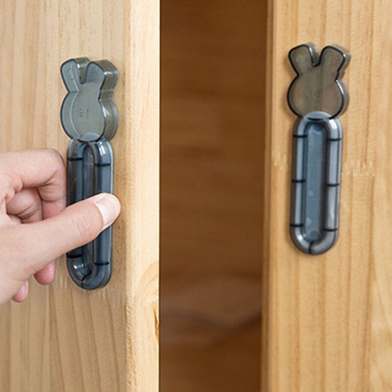 Duurzaam Cartoon Garderobe Venster Handvat Deur-Opening Sliding Plakken Knoppen Meubels Portiergrepen Ladeblok