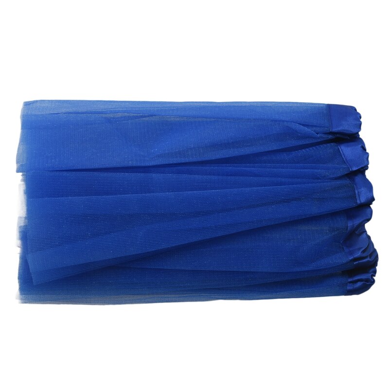 Kids Girls Modern Ballet Dressing Fairy Tutu Skirt Dark blue