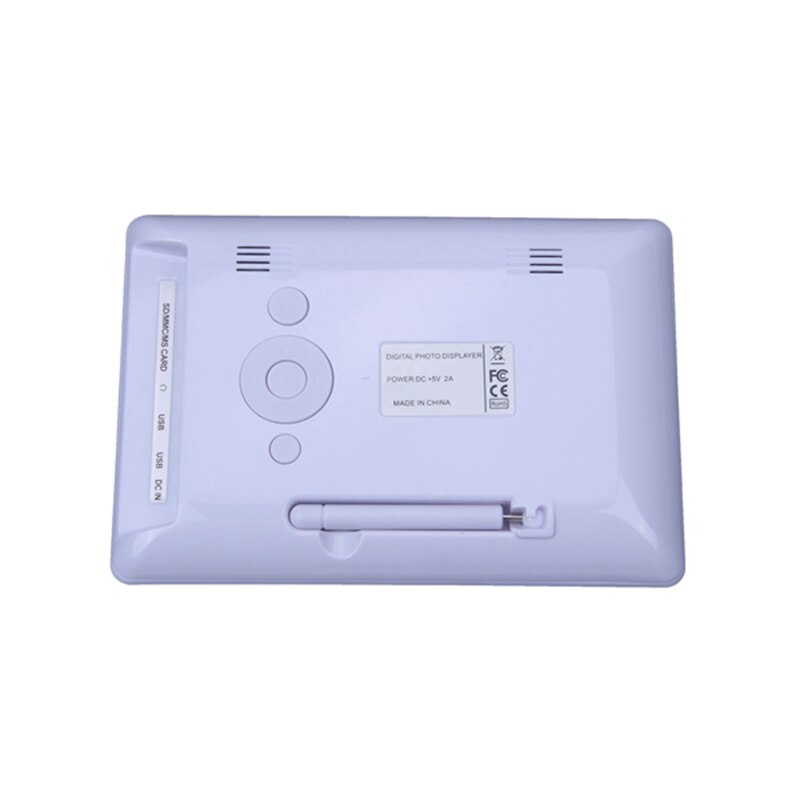 Marco de fotos Digital de TFT-LCD HD de 7 pulgadas, reloj de exhibición de música MP3 y MP4, reproductor de películas de Escritorio Remoto