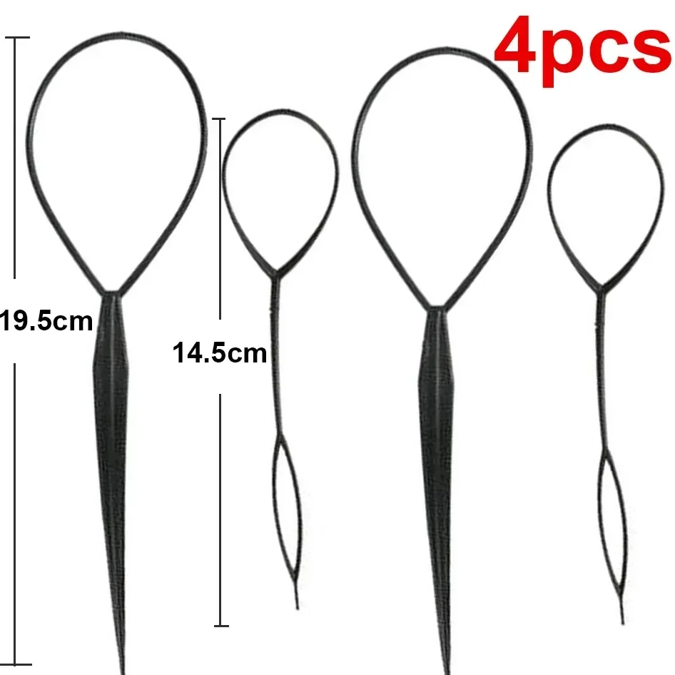 Éponge outil de coiffure boucle en plastique fabricant de cheveux bouclés cheveux Scrunchie bandeau torsion beignet chignon bigoudi bandeaux outils de coiffure: YELLOW