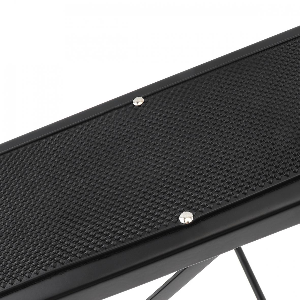 Metal Folding Guitar Footstool Rest Anti-Slip Stand Height Adjustable Foot Rest Stand Footboard for Musical Instrument