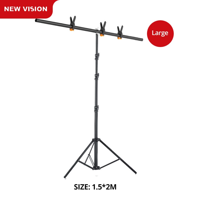 Photo PVC Background Backdrop Stand for PVC Cloth Photo Studio Photography: 150x200cm Kit