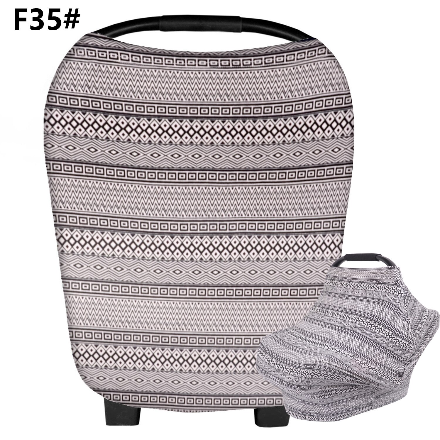 Moeder voeden borstvoedingshoes sjaal baby autostoelhoes winkelwagenhoes baby's multifunctionele cape voor borstvoeding: 4