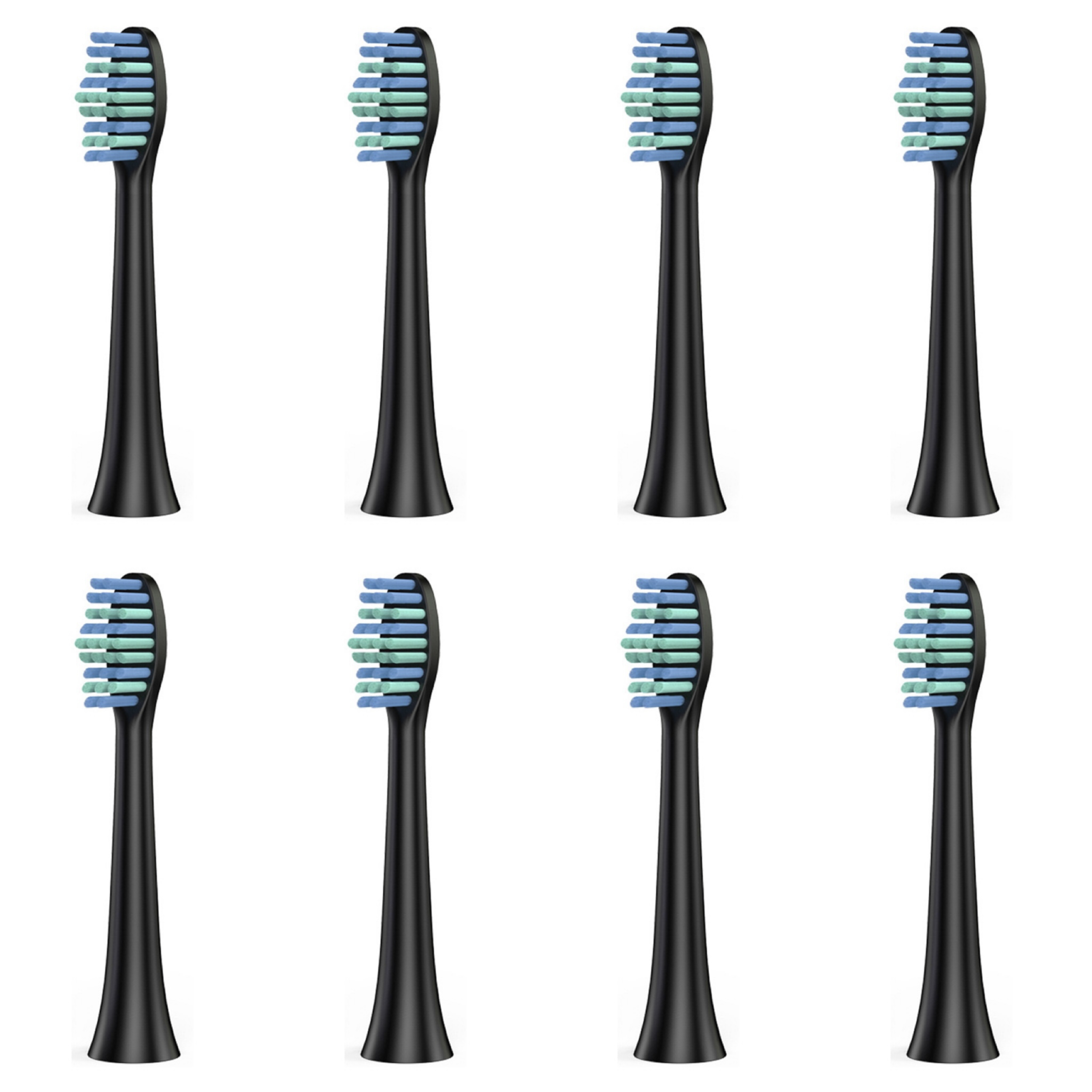 For Realme M1/RMH2012/M2/RTX2102 Replacement Toothbrush Heads For Realme Electric Toothbrush M1/RMH2012/M2/RTX2102，4/8/16PCS: black