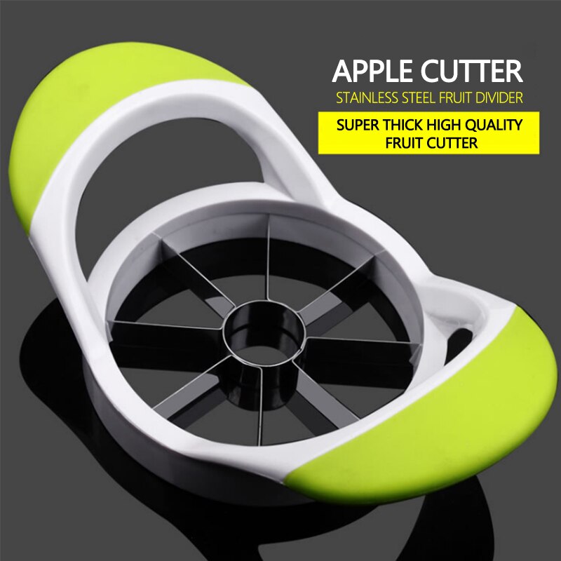 Apple Slicer Upgraded Version 8-Blade Large Apple Corer, Stainless Steel Ultra-Sharp Apple Cutter for Fruit platter tool