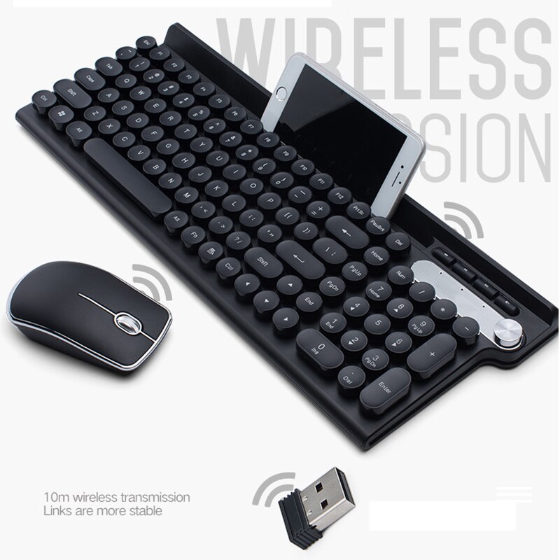 Rechargeable Wireless Gaming Keyboard Mouse Set For Macbook Xiaomi PC Gamer 2.4G Wireless Keyboard Gamer Mouse Computer Keyboard