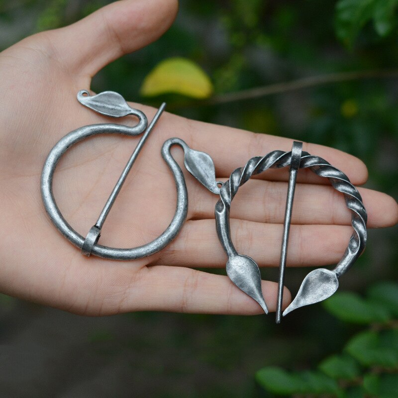 Retro viking geometri sikkerhedsnåle broche samling vintage penannular sjal tørklæde lås kappe pin middelalderlige smykker norse badges